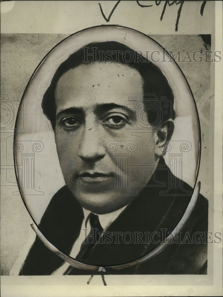 1929 Press Photo Joseeph Schwartz of Pogany - neo25674