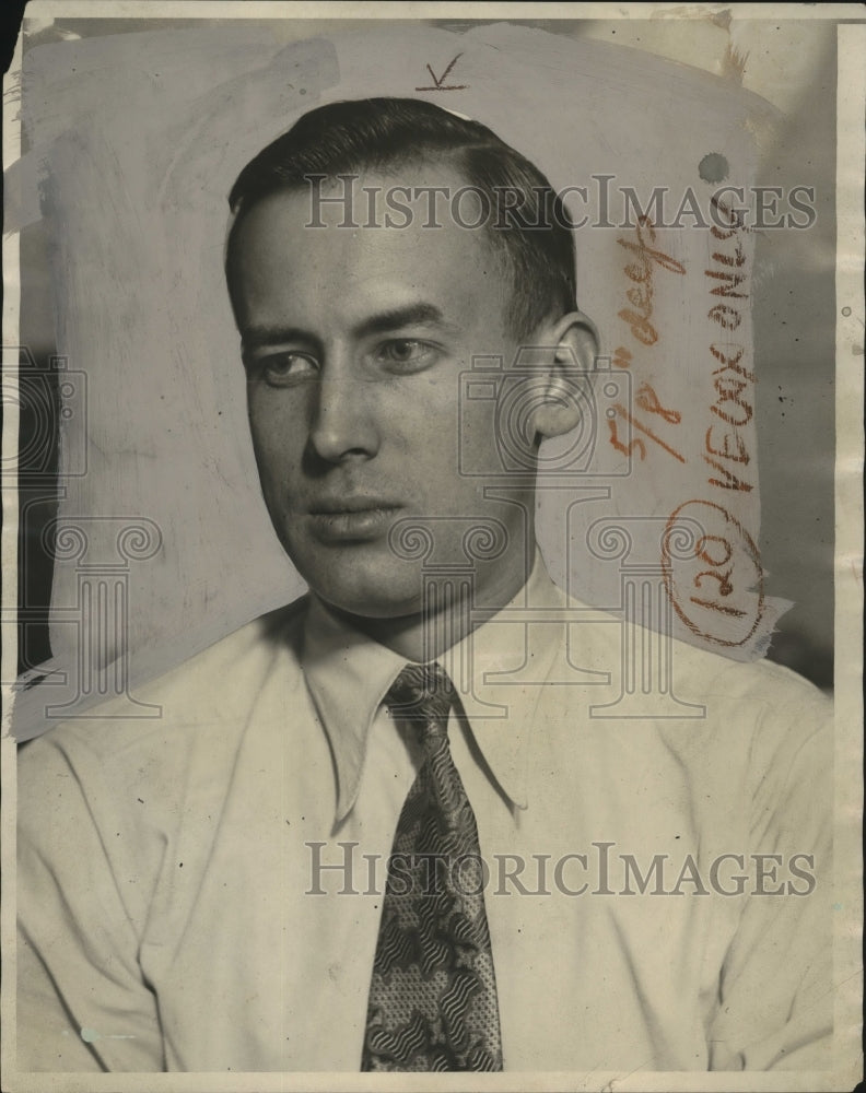 1929 Press Photo Olen Aufderheide - neo25731