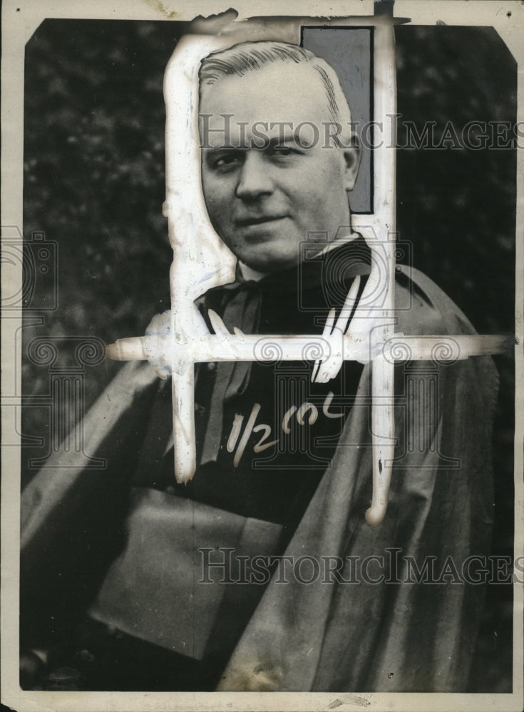 1926 Press Photo Msgr Ernest Van Raey successor to Cardinal Mercur - neo25860
