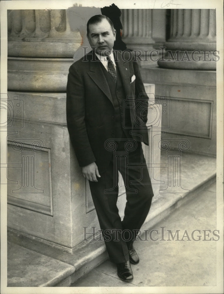 1933 Press Photo Rep Carl Weideman of Michigan - neo25864