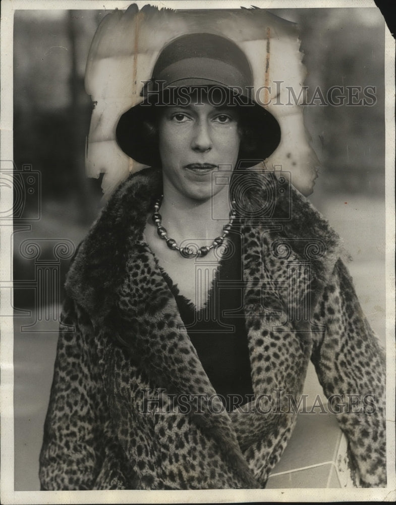 1930 Press Photo Gertrude Lamont daughter of Commerce Secretary in DC- Historic Images