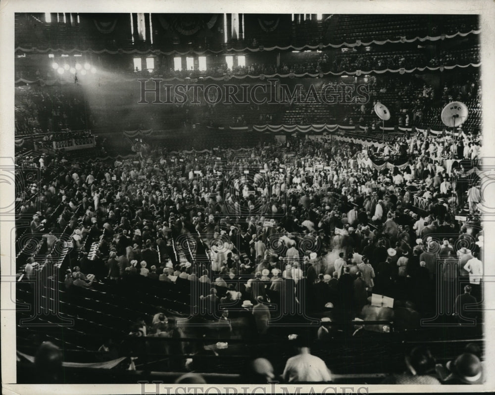 1932 Press Photo Al Smith at Chicago Democratic National Convention - nep00176