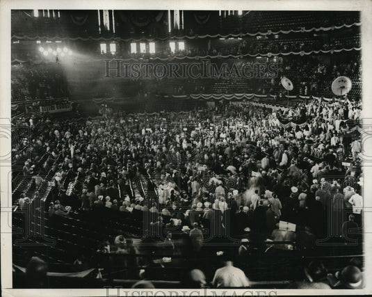 1932 Press Photo Al Smith at Chicago Democratic National Convention - nep00176