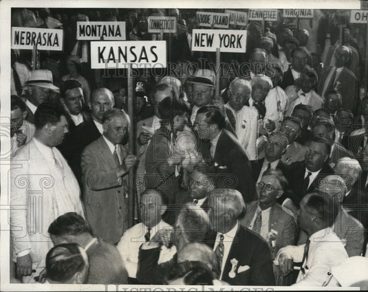 1932 Press Photo Democratic National Convention, NY Mayor James Walker