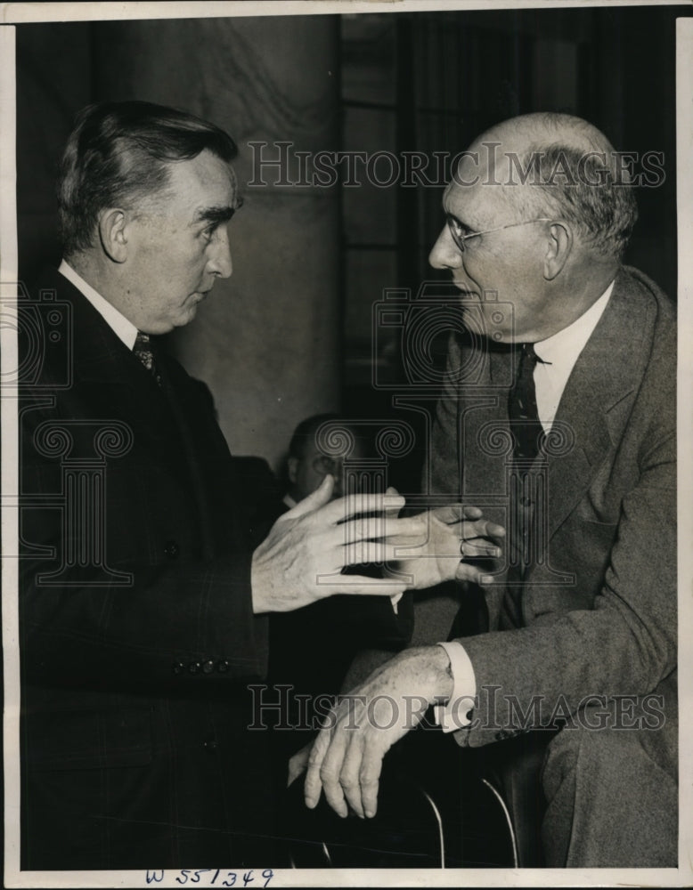 1940 Press Photo Charles Kettering GM Chief Engineer & Sen Joe O'Mahoney