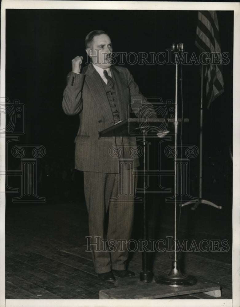 1938 Press Photo Earl Browder ex Presidential candidate of Communist Party
