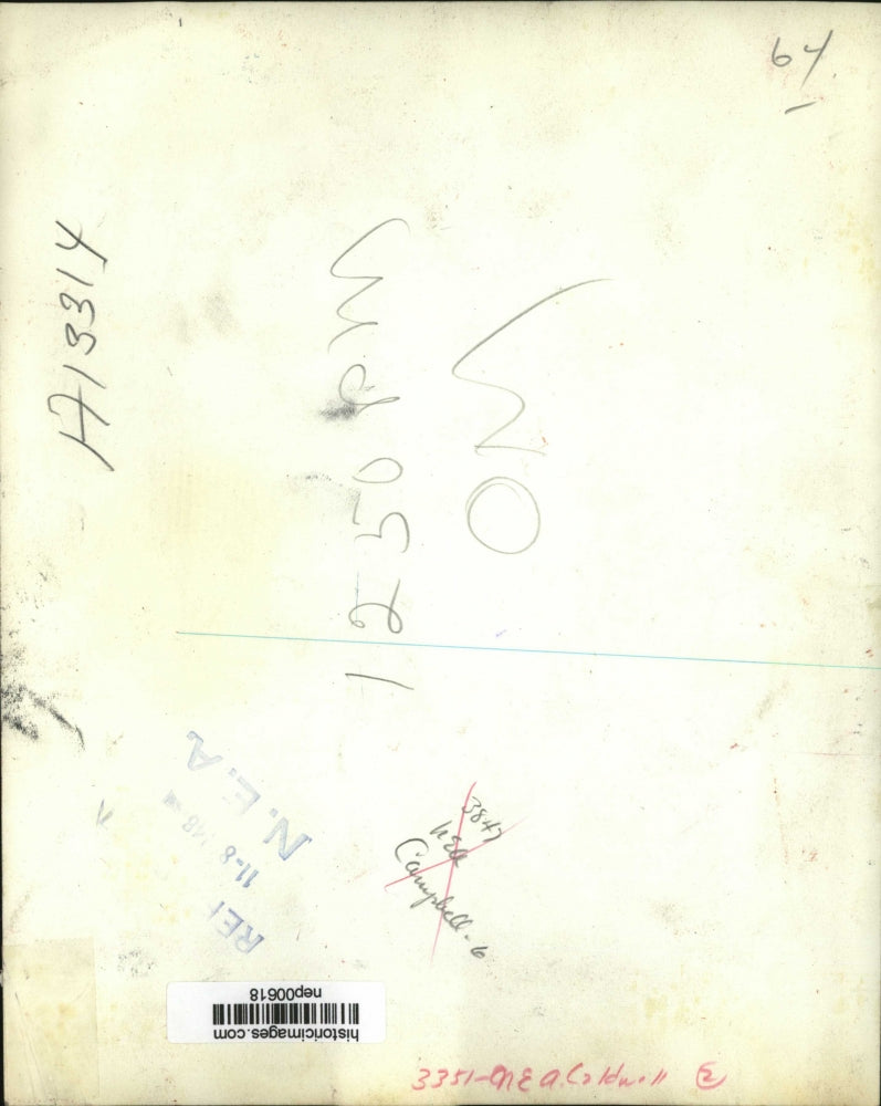 1948 Press Photo Foreign Aid Chief Paul G Hoffman in Washington DC - nep00618