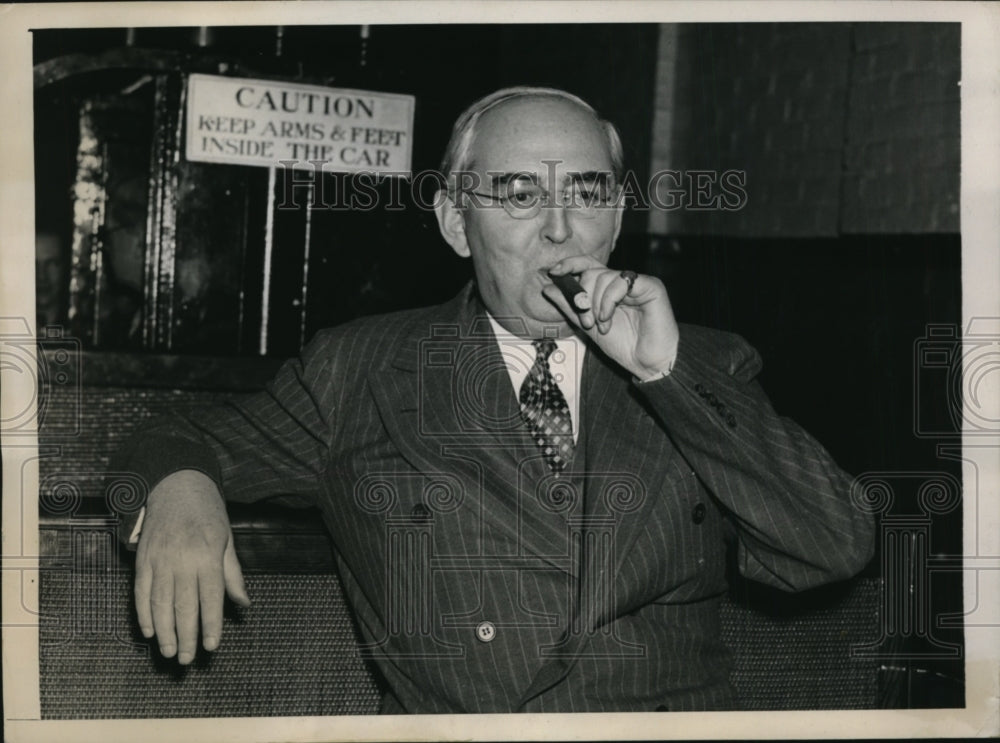 1940 Press Photo Senator Arthur Vandenberg of Michigan at 76th Congress