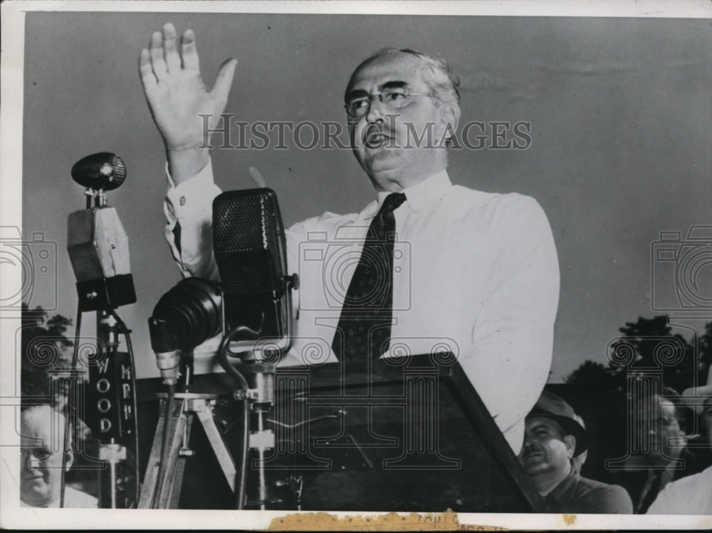 1939 Press Photo Senator Arthur Vandenberg of Michigan at Grand Rapids