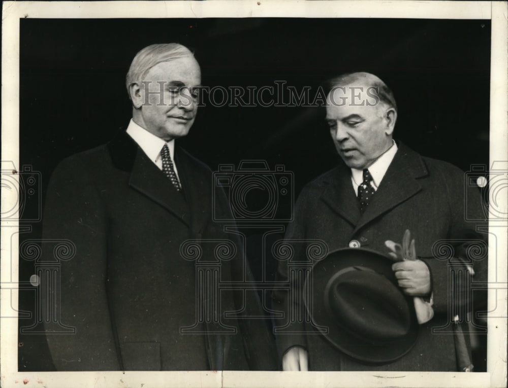 1937 Press Photo Secretary of State Cordell Hull, Canadian Mackenzie King