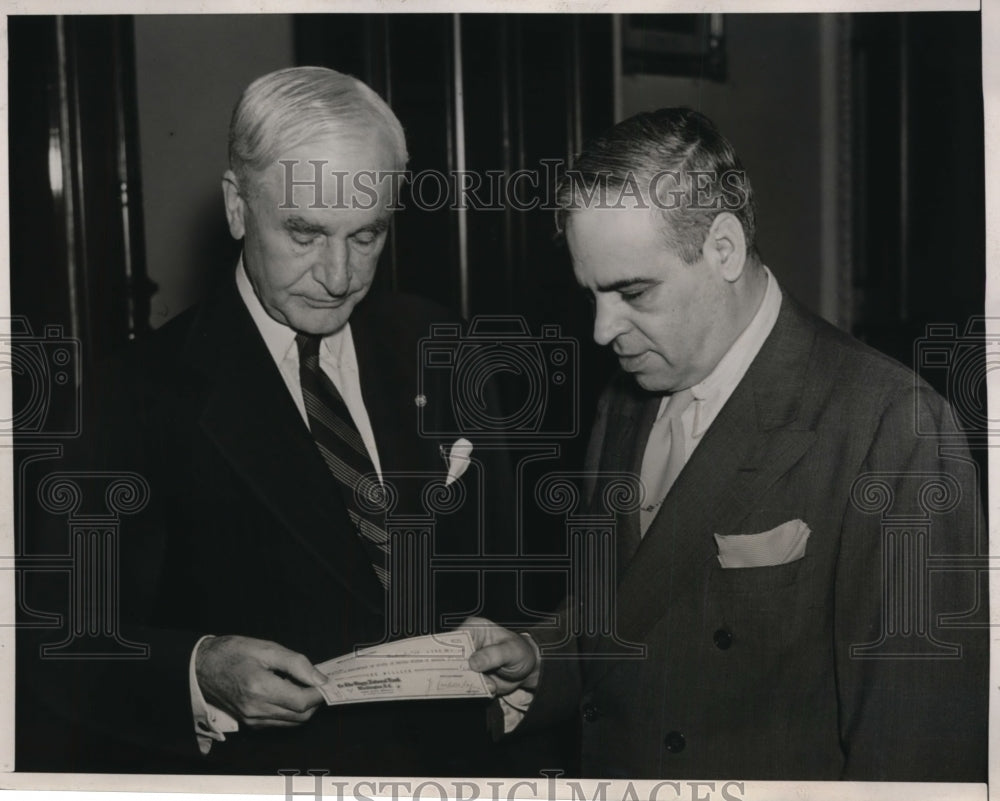 1940 Press Photo Secretary of State Cordell Hull, Mexican Amb Dr Don F Najero