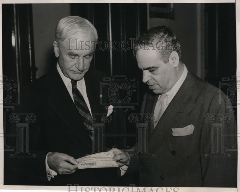 Load image into Gallery viewer, 1940 Press Photo Secretary of State Cordell Hull, Mexican Amb Dr Don F Najero
