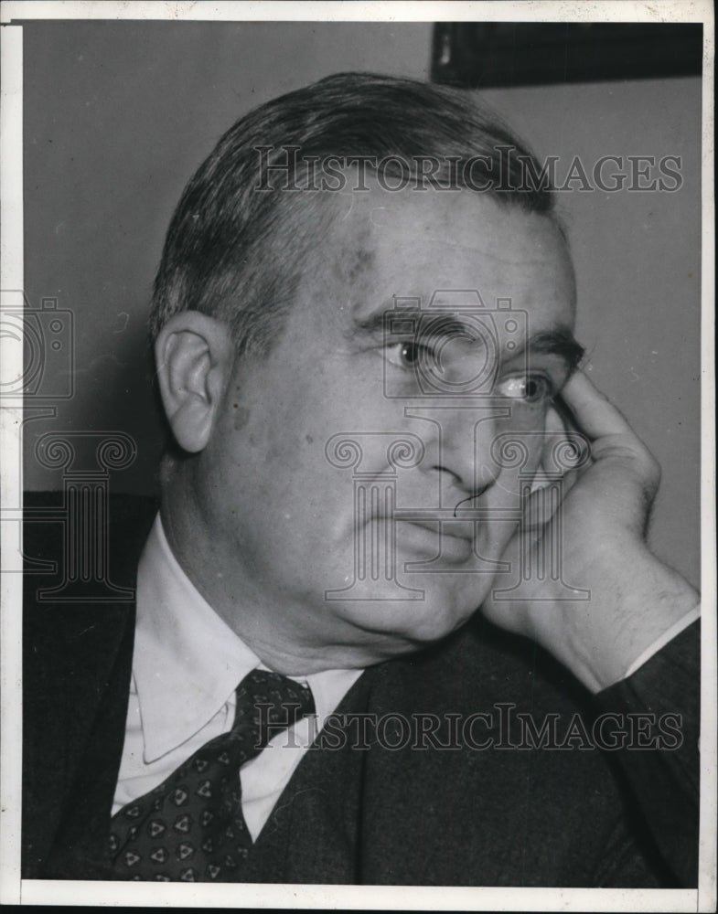 1940 Press Photo Politician Charles Edison in his office - nep00995