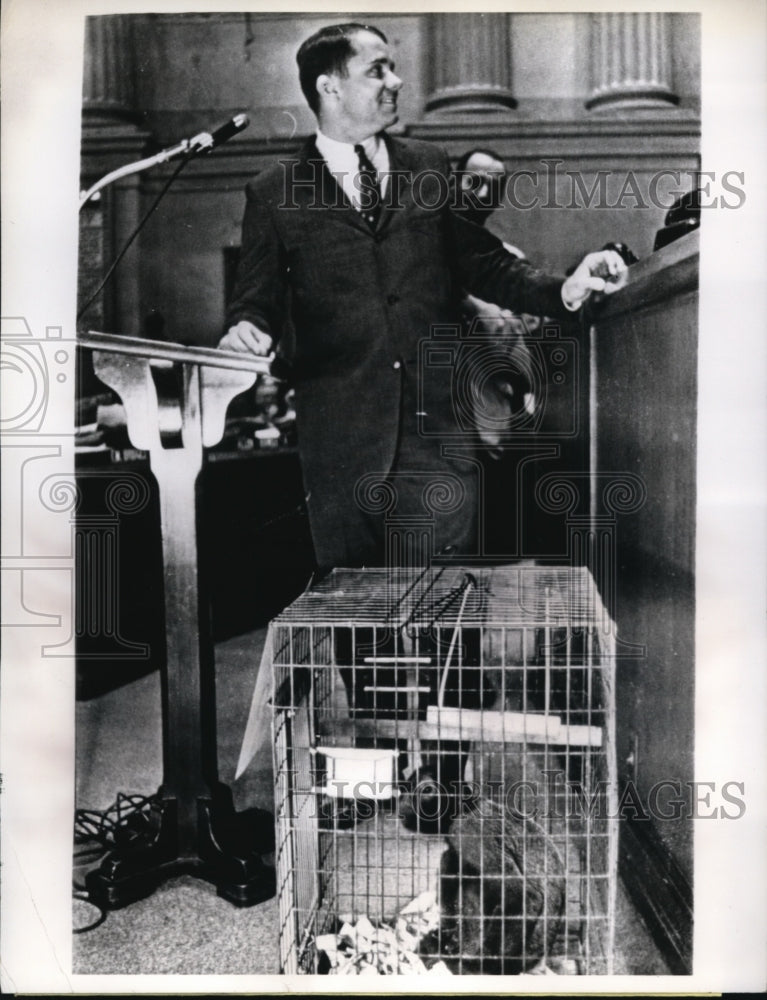 1967 Press Photo State Rep Jack Smith at Nashville Tenneessee - nep00997