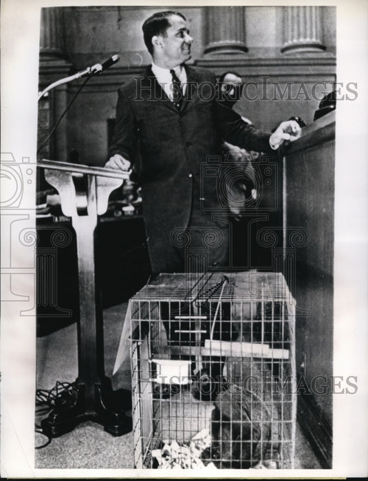 1967 Press Photo State Rep Jack Smith at Nashville Tenneessee - nep00997