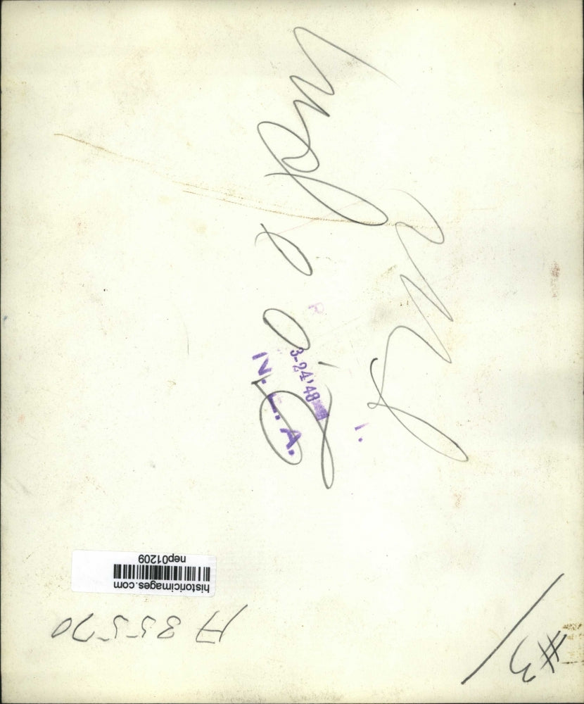 1948 Press Photo Michigan Senator Arthur Vandenburg in Washington DC - nep01209