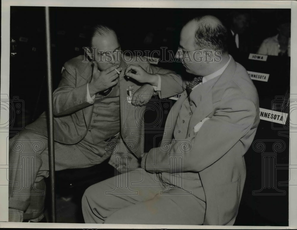 1936 Press Photo Colorado chairman Charles Enos at GOP convention - nep01561