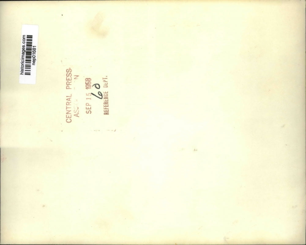 1958 Press Photo David McDonald United steelworkers prexy & IW Abel in NJ