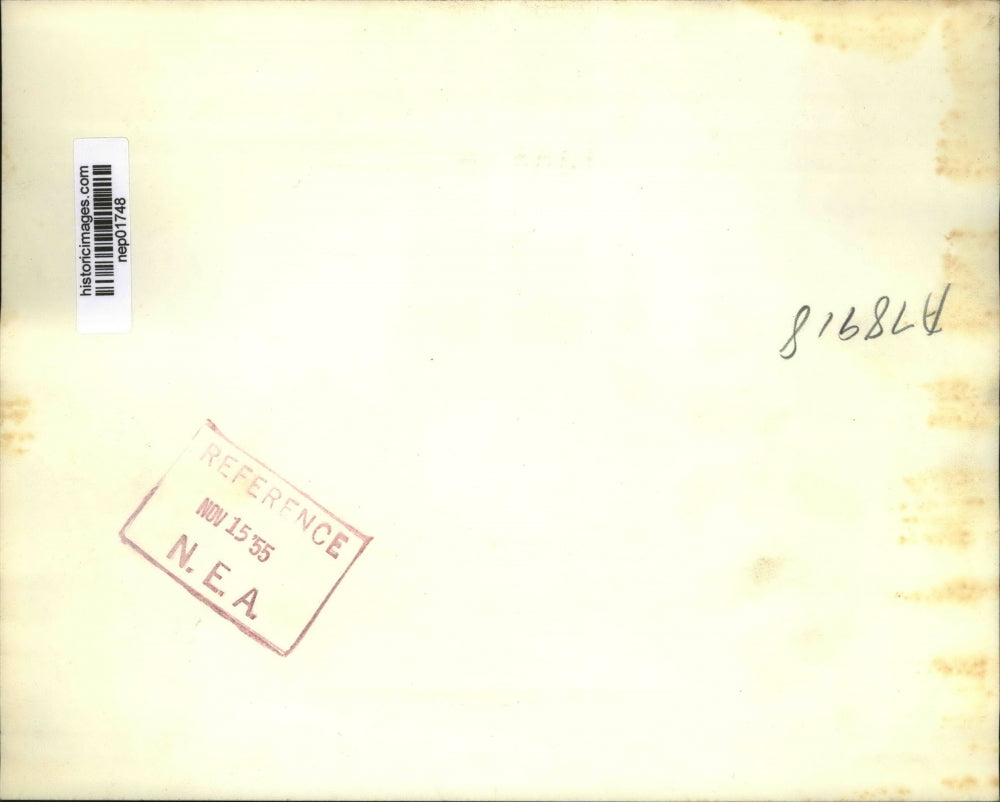 1955 Press Photo Gen William Persons, Sherman Adams, Kevin McCann - nep01748