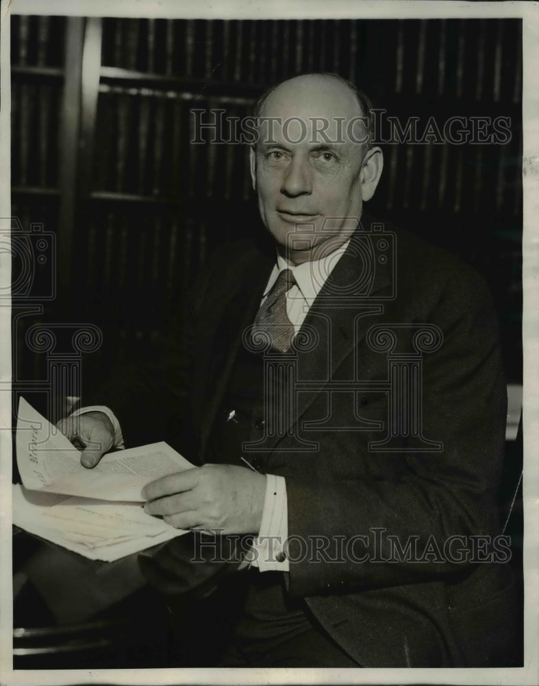 1931 Press Photo Congressman Richard N Elliott of Indiana - nep01962