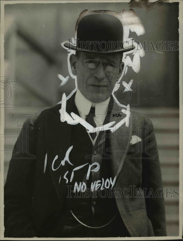 1924 Press Photo Senator Edward J Edwards of New Jersey - nep01996