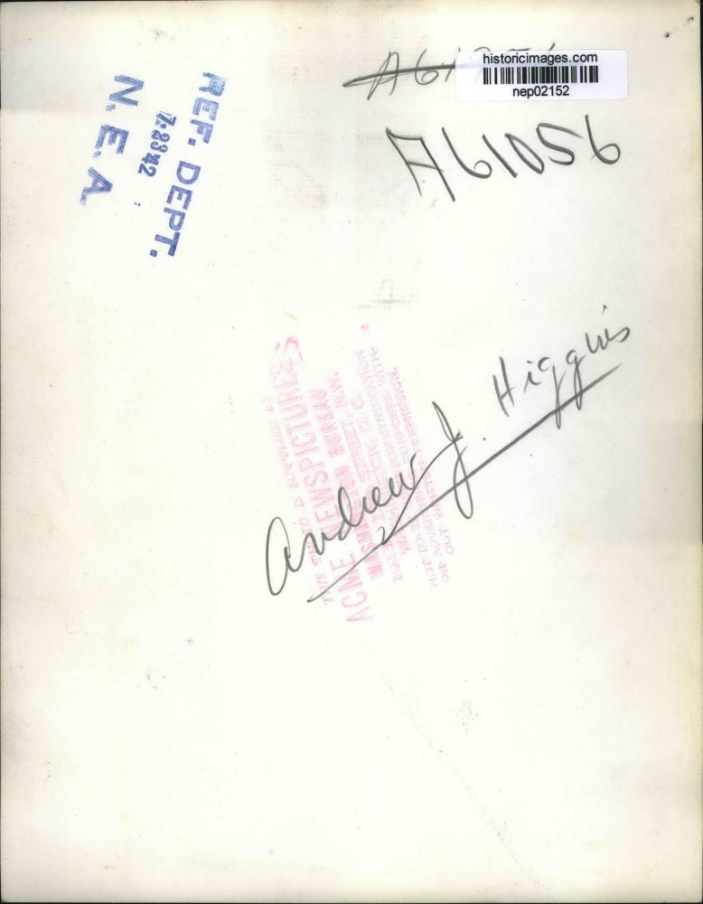 1942 Press Photo Andrew Higgins testifies at Congressional Housing committee