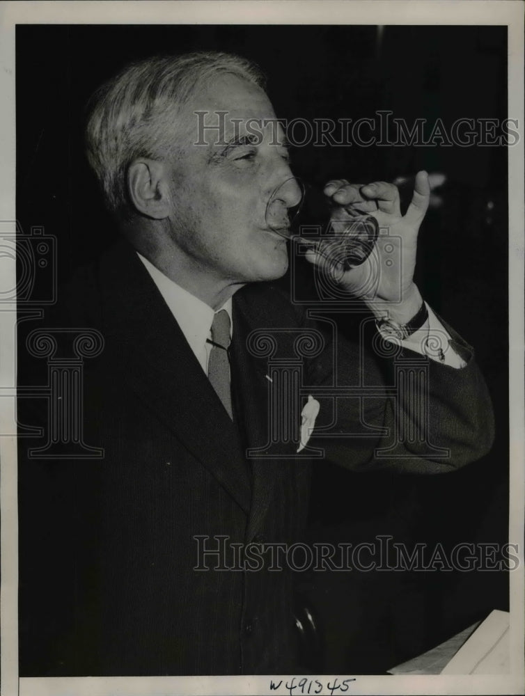1939 Press Photo President Gerard Swope of GE Company at House Ways & Means