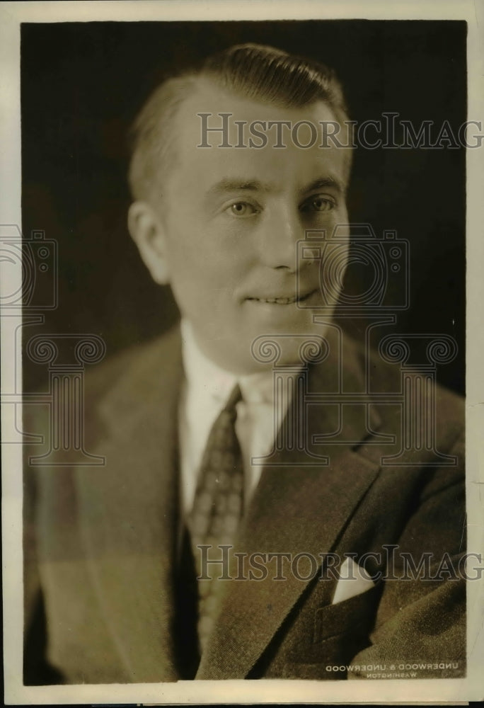 1927 Press Photo PO de Treschow 1st Secretary of Danish Legation in DC