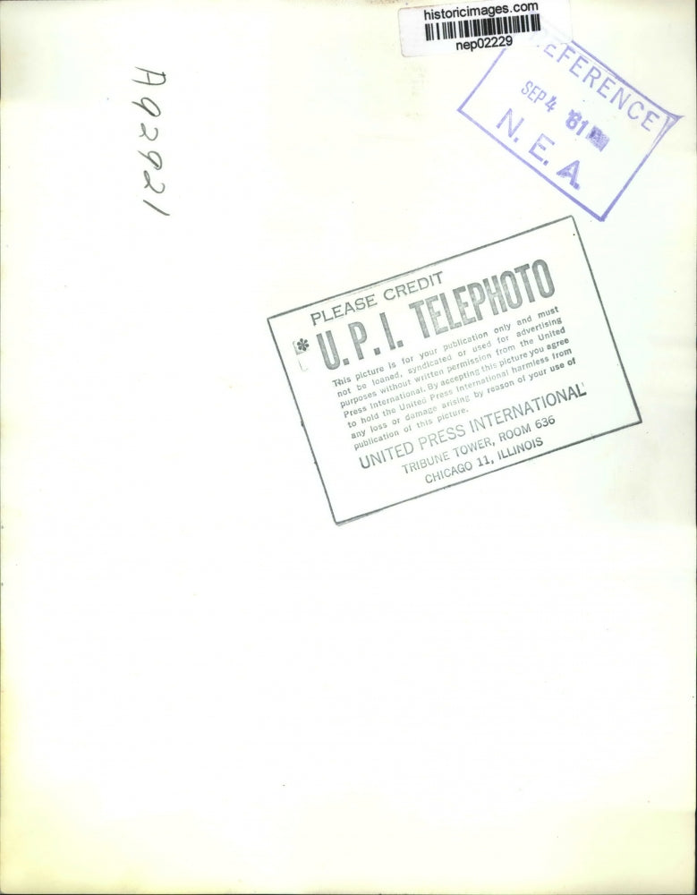 1961 Press Photo Walter Wills removed from floor of UN General Assembly