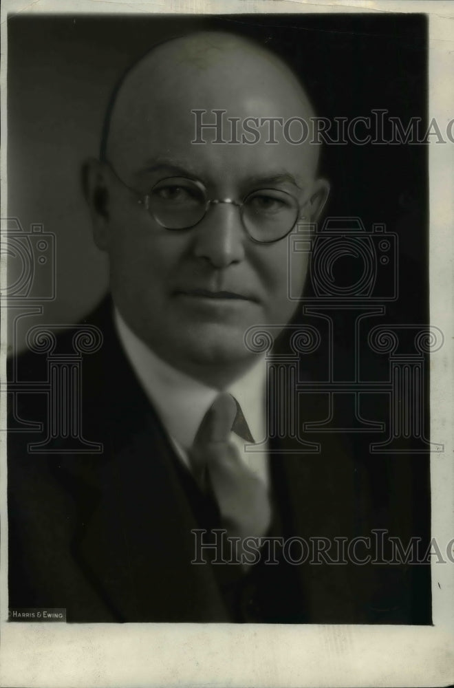 1929 Press Photo Dr ES Petersen president Utah agricultural college - nep02240