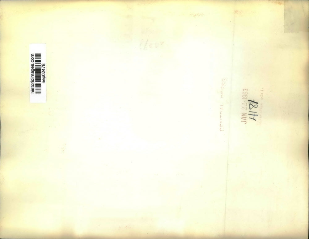 1963 Press Photo Thomas Gleason Internalional Longshoremen's Assn, A Chandler