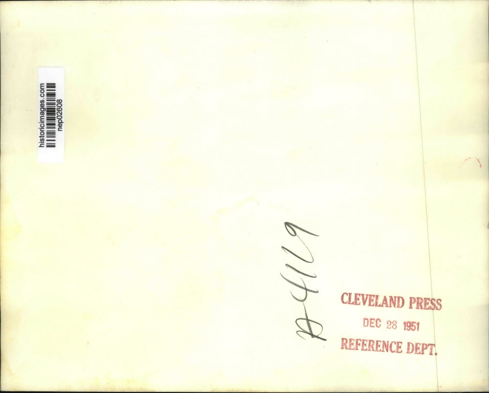 1951 Press Photo Francis Cardinal Spellman holds Mass for 7th Div in Korea