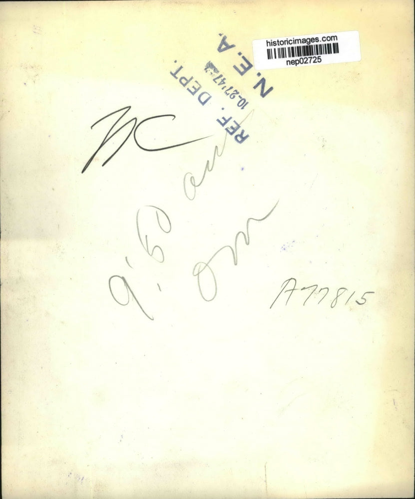 1947 Press Photo Sam Simmons Williamson county Illinois coroner - nep02725