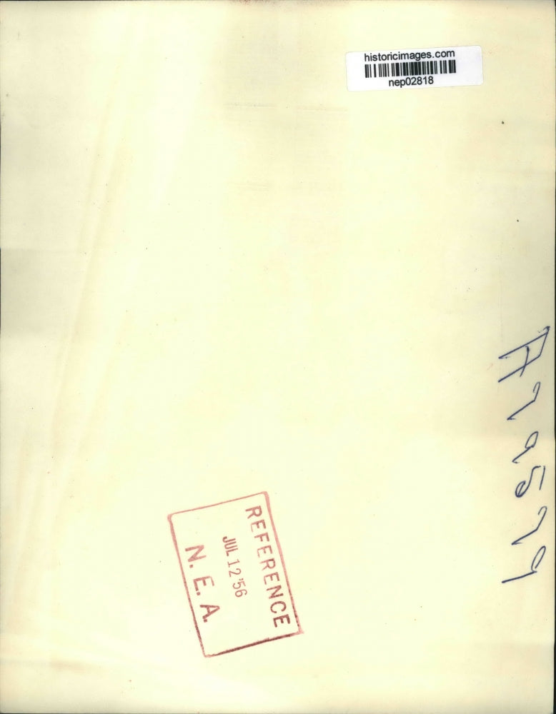 1956 Press Photo West German Chancellor Konrad Adenauer, Italian A Segni in Rome