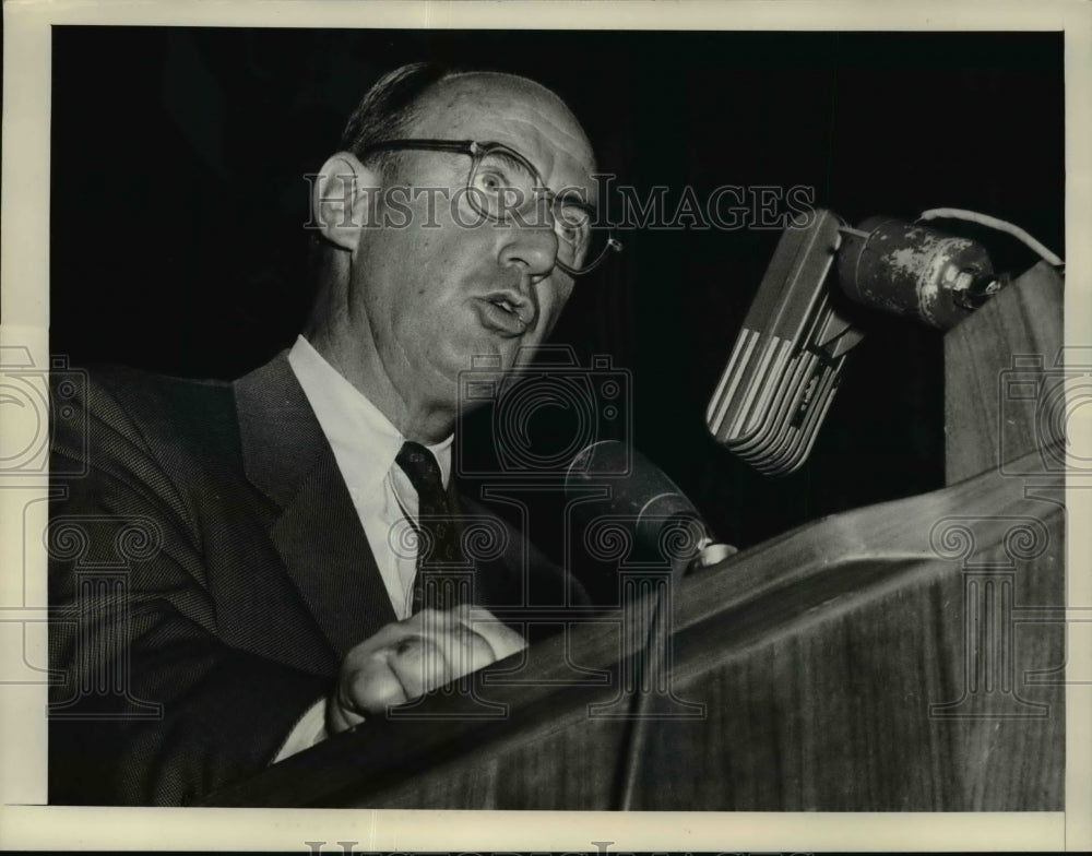 1956 Press Photo Democratic President candidate Adlai Stevenson - nep02945