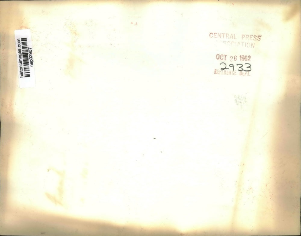 1962 Press Photo EB Smith candidate for US Senator from Ames Iowa - nep02967