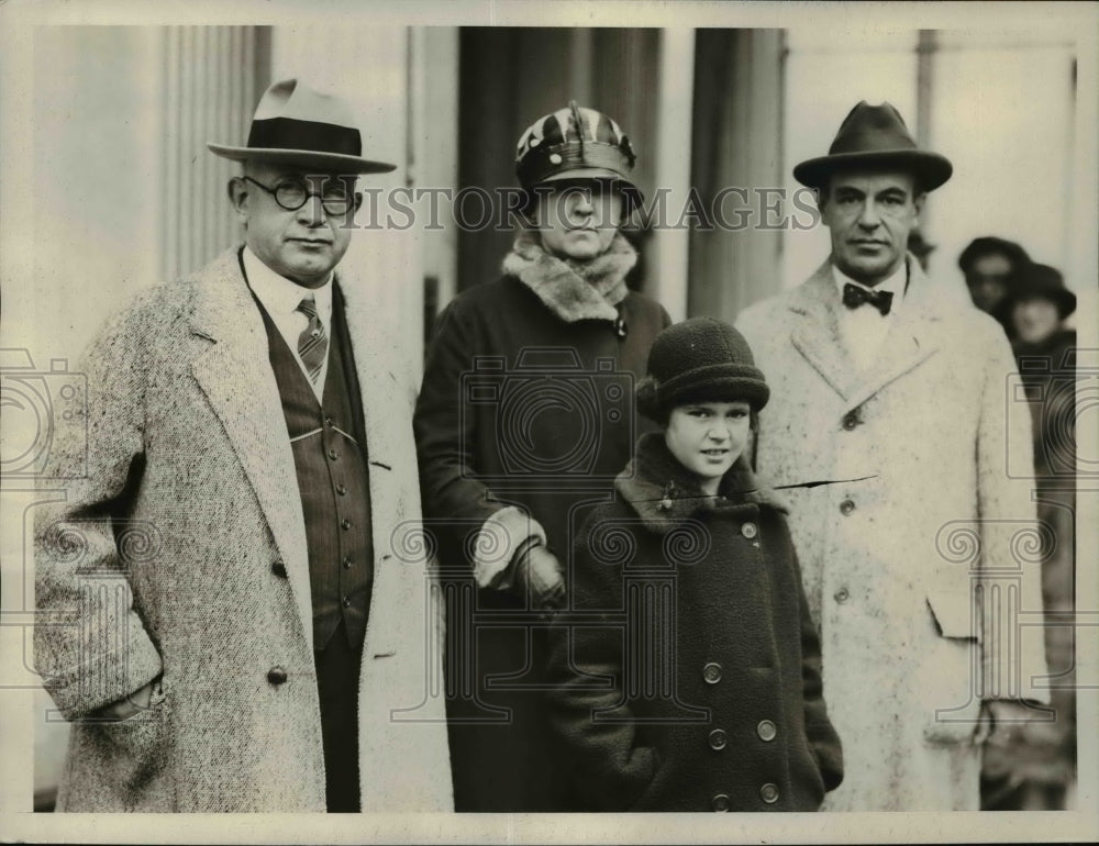 1926 Press Photo Dartmouth president EM Hopkins, Asst Postmaster Gen Bartlett