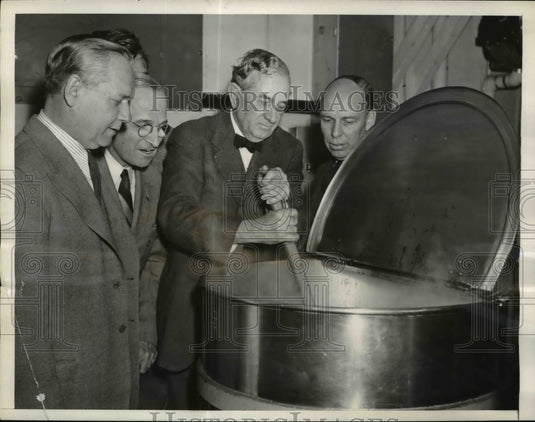 1941 Press Photo Senator Harry Truman of Mo, C Wallgren of WA, Conally of TX