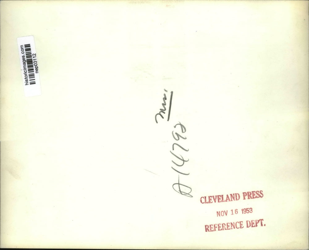 1953 Press Photo President Harry S Truman & wife in NYC - nep03112