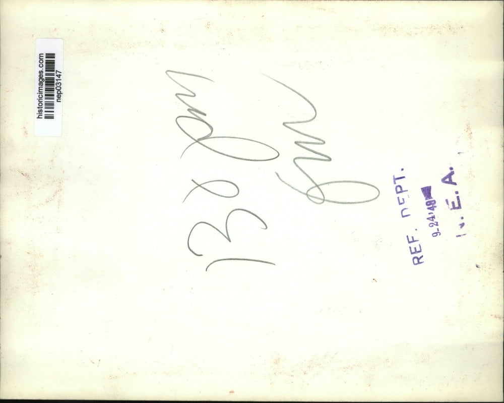 1948 Press Photo President Harry Truman & child Katherine Melburn - nep03147