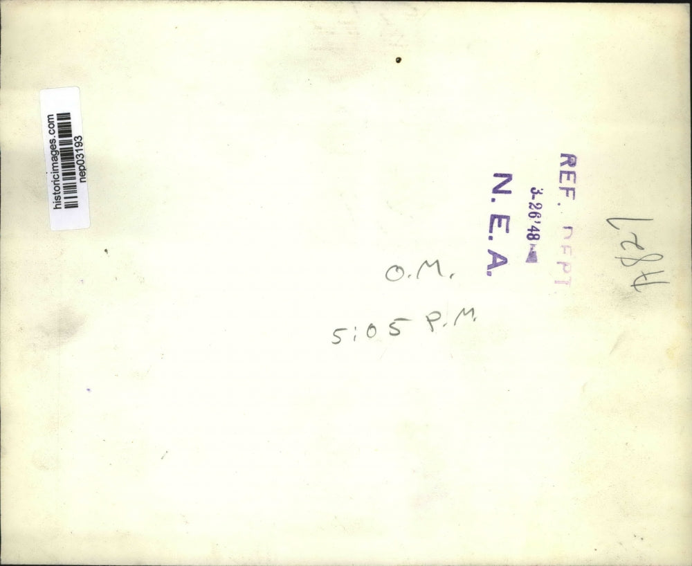 1948 Press Photo President Truman, Gov Thomas Dewey, John Sheean in NYC