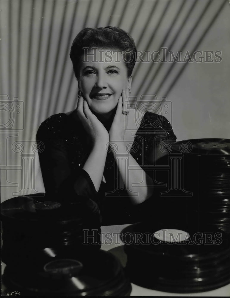 1955 Press Photo Helen Traubel makes screen debut in MGM's "Deep In My Heart"