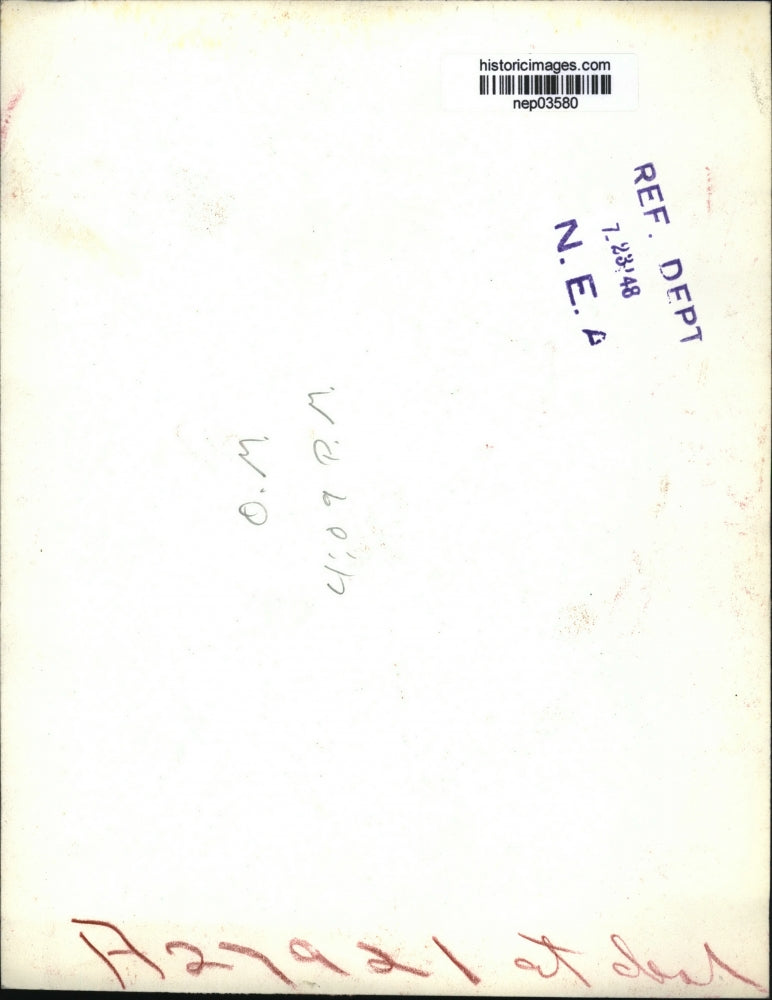 1948 Press Photo President Truman And Press Secretary Charles Ross - nep03580