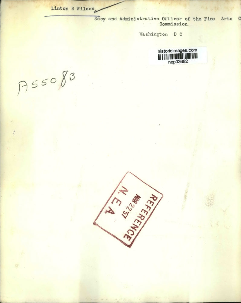 1957 Press Photo Linton Wilson Pointing The Map - nep03682