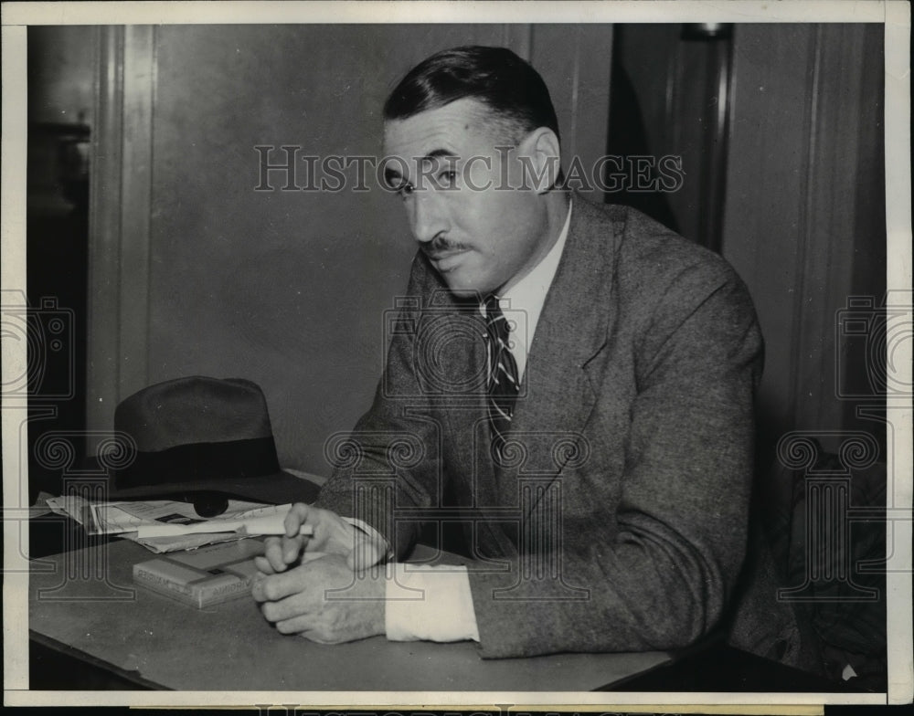 1937 Press Photo W.R. Crocker, Official of the International Labor Board