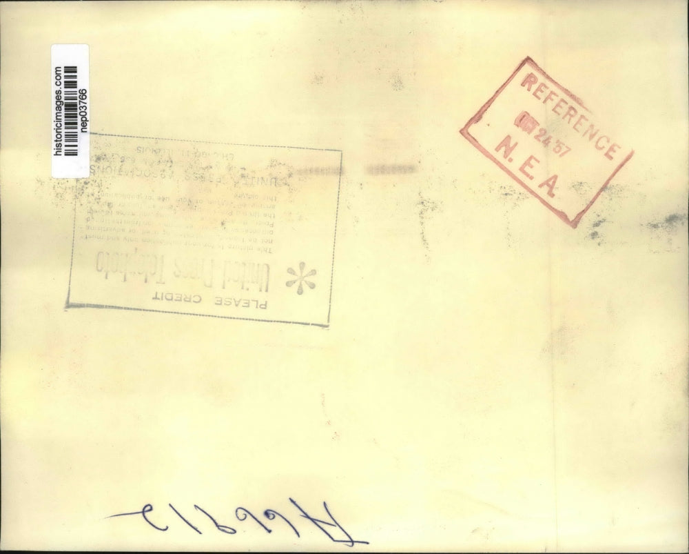 1957 Press Photo Andrei Gromyko addresses United Nations steering committee