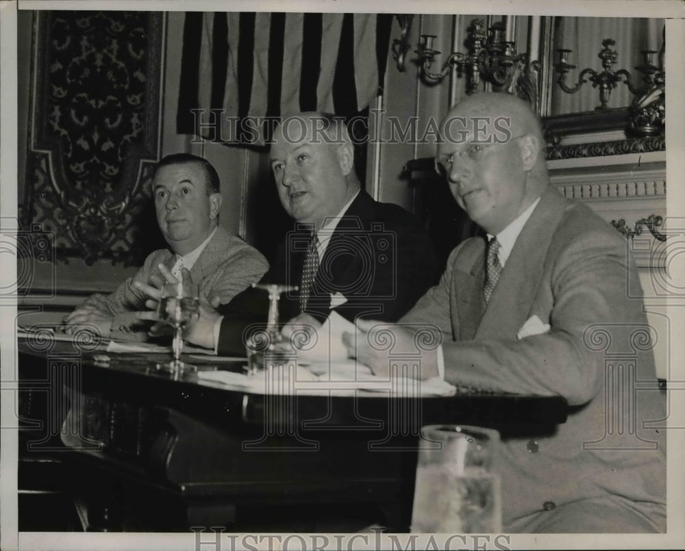 1936 Press Photo Democratic Committee meets at the National Democratic Club