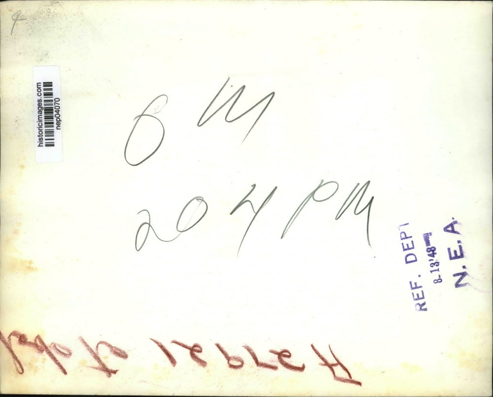 1948 Press Photo Anthony Forbes calls on President Truman to pay respects