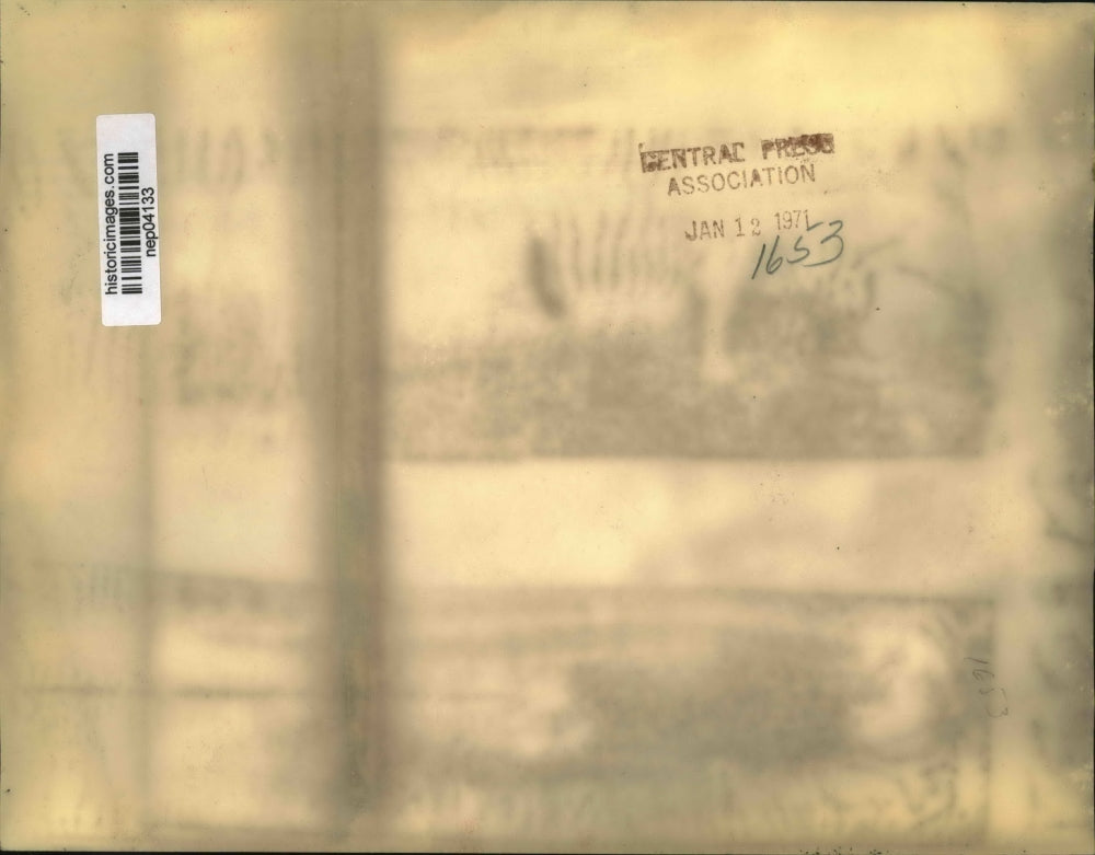 1971 Press Photo Bolivian leaders involved in military scandal - nep04133