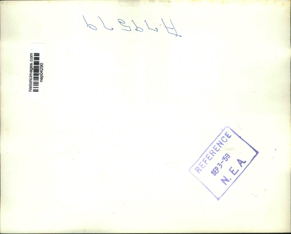 1959 Press Photo President Eisenhower And Konrad Adenauer - nep04290